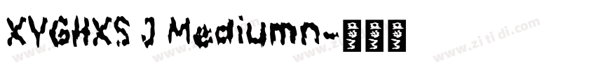 XYGHXS J Mediumn字体转换